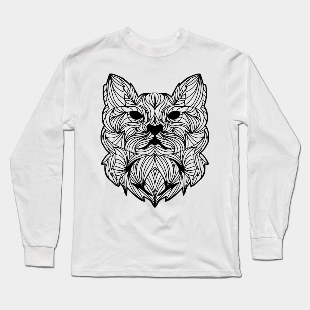 Decorative Long Sleeve T-Shirt by Design Anbay